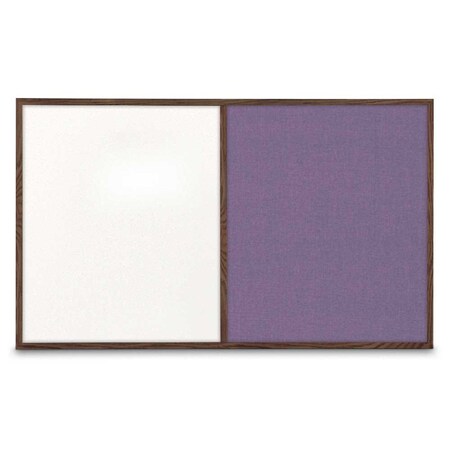 United Visual Products Sliding Door Indoor Enclosed Corkboard, 3 UV9000ACSH-GOLD-MEDGRY